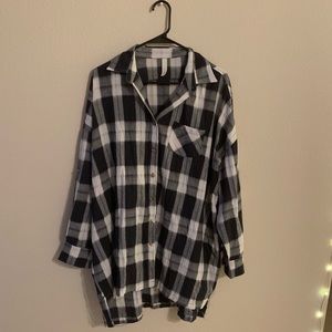 Oversized flannel